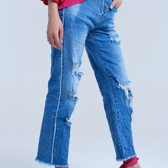 ❤️LAST ONE! NEW Q2 Premium Mom Jeans - Picture 4 of 11